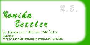 monika bettler business card